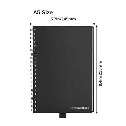 Elfinbook Smart Reusable Erasable Spiral A5 B5 Notebook Paper Notepad Journal Drawing Painting Pocketbook like Rocketbook