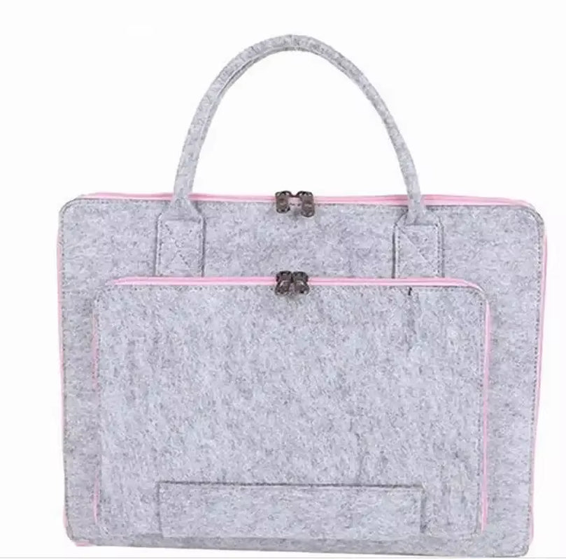 11/13/15.6/17 Inch Laptop Bag, Felt Laptop Sleeve Notebook Computer Case Carrying Bag Pouch with Handle for Asus / Lenovo