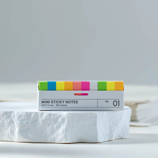 800 Boxed Sticky Notes, Index Labels, Reading Sticky Notes, Index Stickers, Not Transparent Waterproof Sticky Notes
