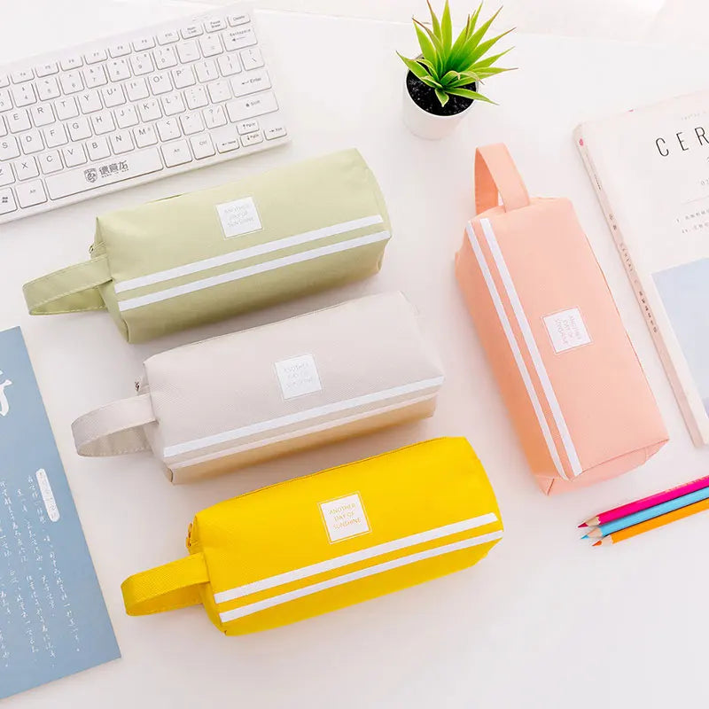 Large Capacity Pencil Case Kawaii Stationery Organizer School Office Supplies Back to School Pencil Boxes for Girls Boy