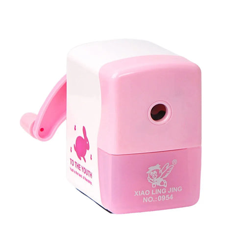 Cartoon Hand-Cranked Pencil Sharpener Cartoon Manual Pencil Sharpener Primary School Pencil Sharpener Stationery Supplies