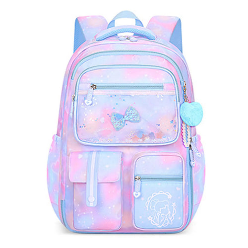 Cute Backpack for Primary School Student Stylish Portable Versatile Bookbag Breathable Preschool Books Bag